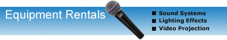Chicagoland audio & video equipment rentals